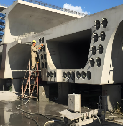 平坝压浆料施工流程及注意事项